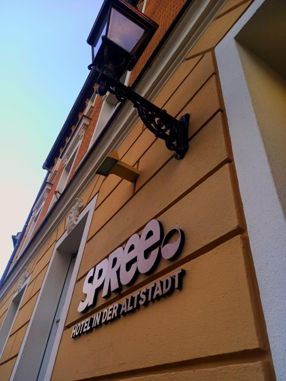 Spree Hotel In Der Altstadt Lübbenau Exterior foto
